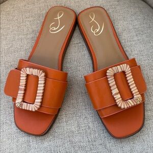 Sam Edelman Women's Slide Sandals - Sunset Orange 7.5